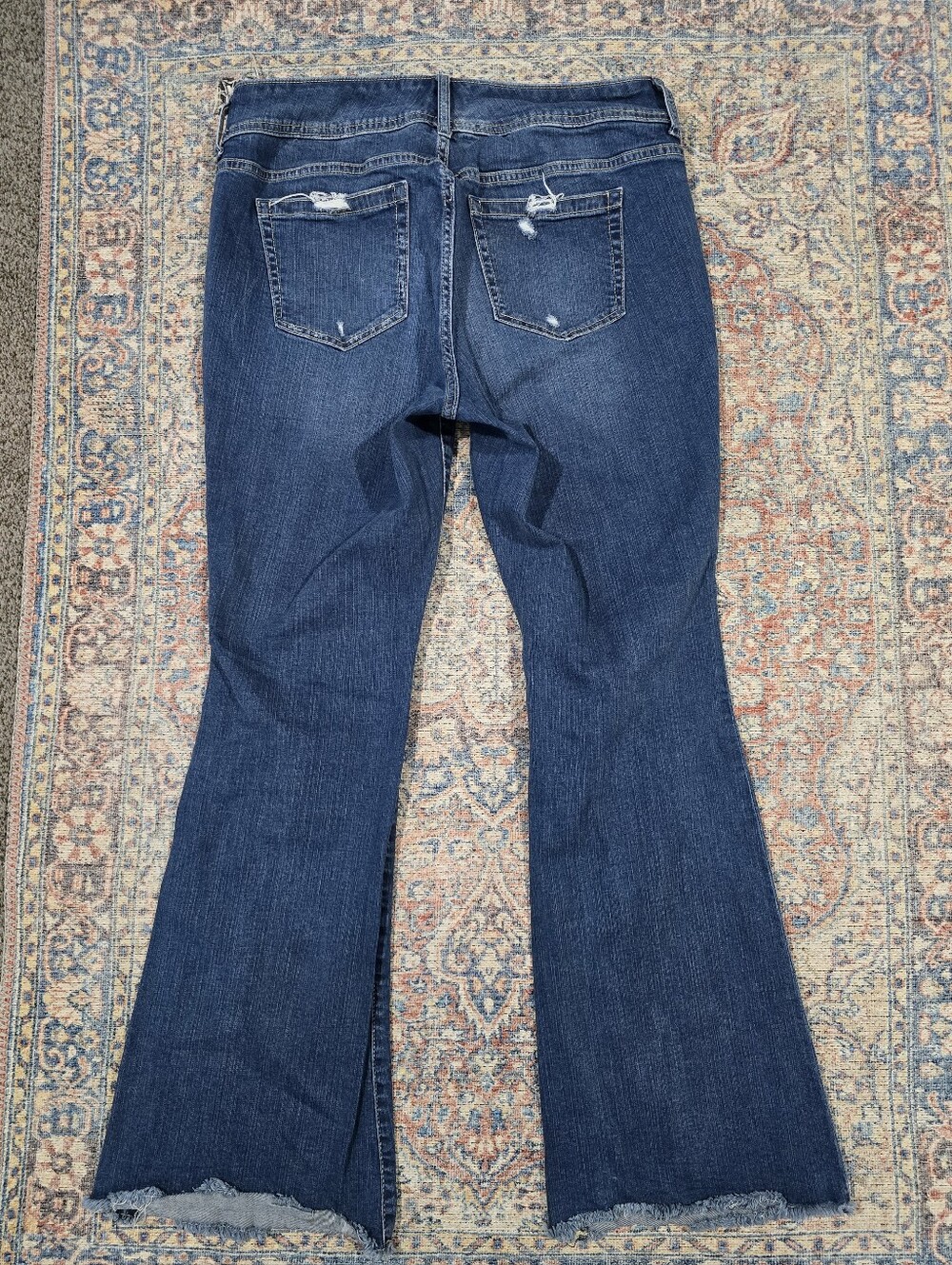 Torrid Dark Wash Mid Rise Flare Jeans Sz 12R